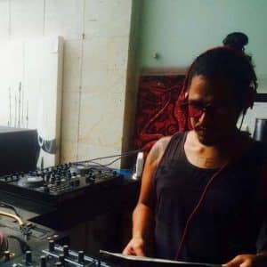 Hikuri Roots in DJ booth